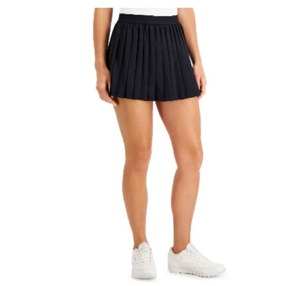Id Ideology Women's Active Solid Pleated skirt, short Skort - Picture 6 of 11
